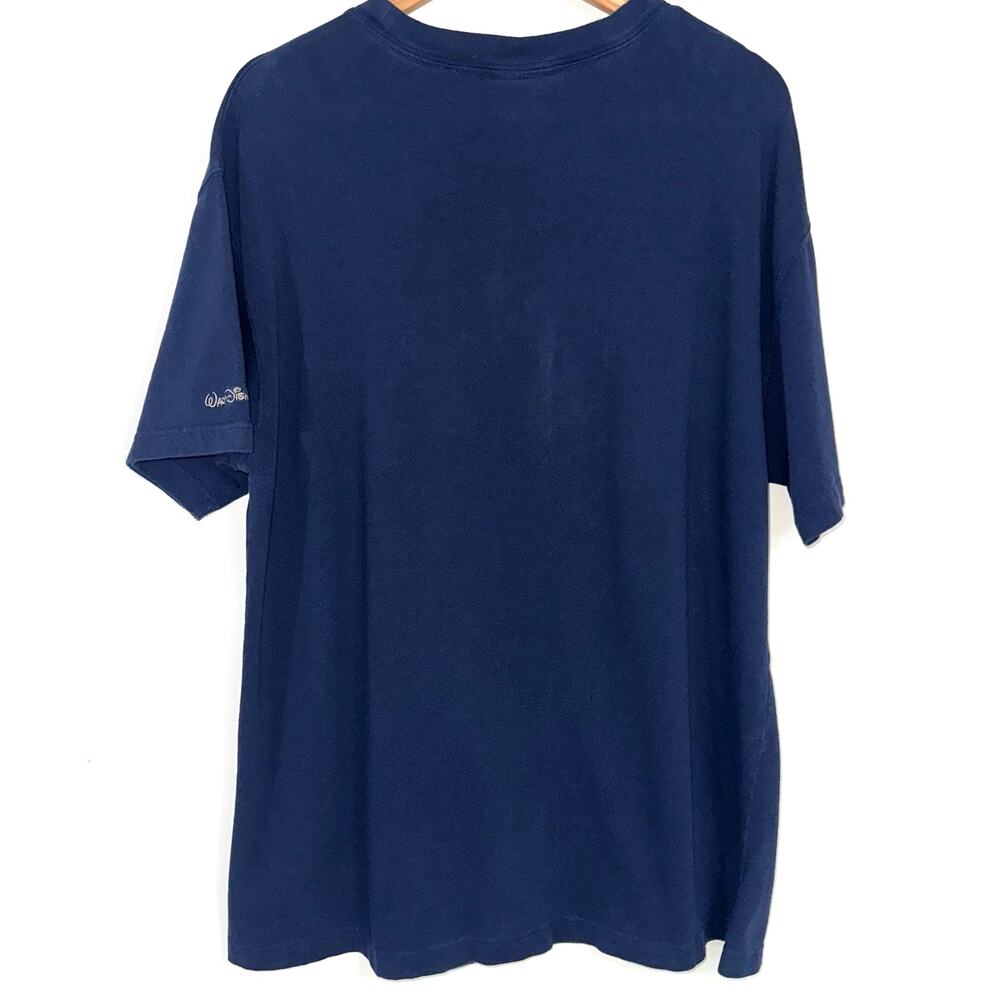 Walt Disney World 100 Years of Magic Navy Blue Short Sleeve T-Shirt Size Large - Picture 8 of 10